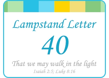 LAMPSTAND LETTER 40