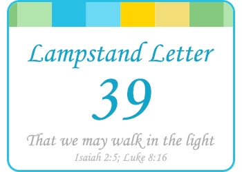 LAMPSTAND LETTER 39